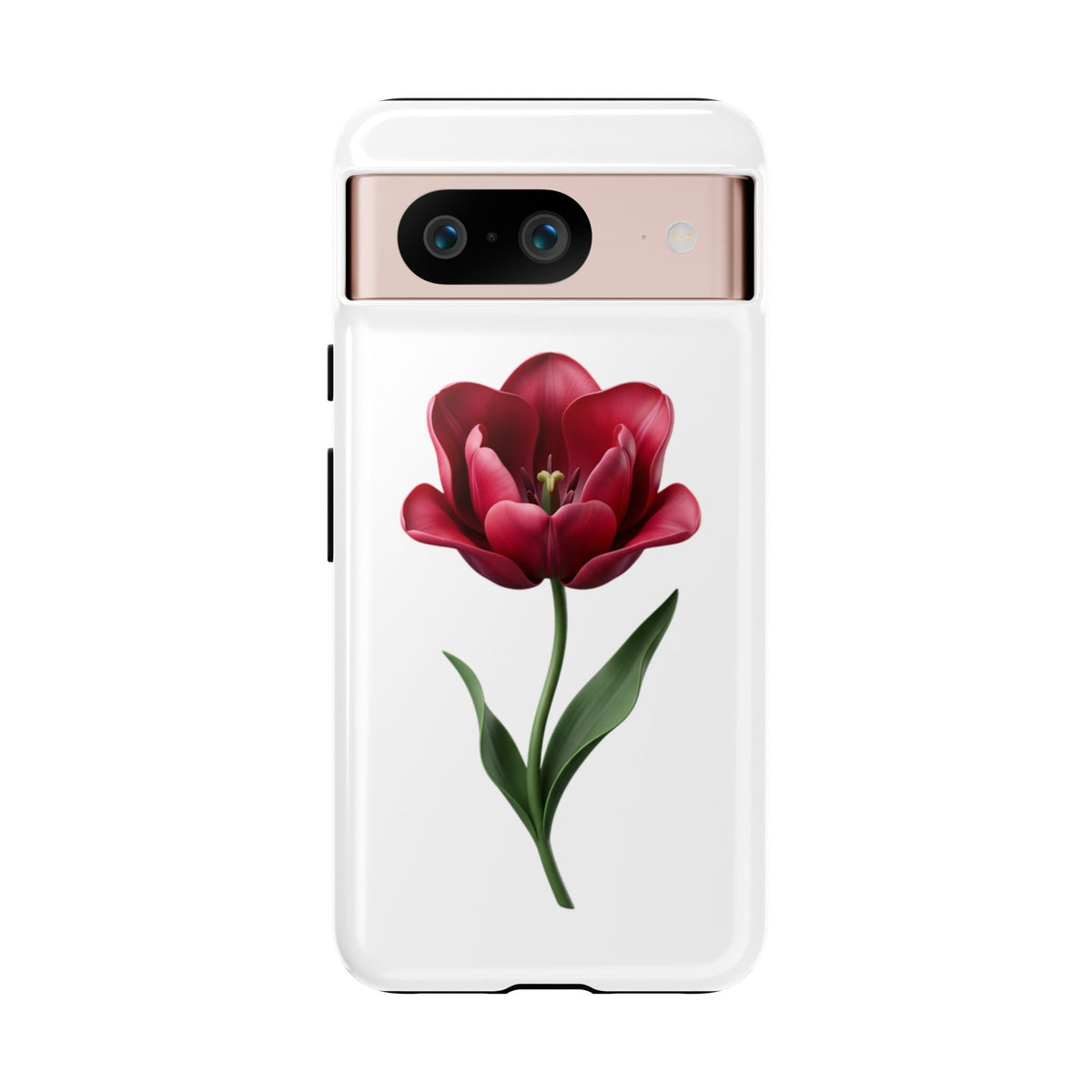 Tulip Floral Tough Phone Case – Protective Blossom iPhone Cover