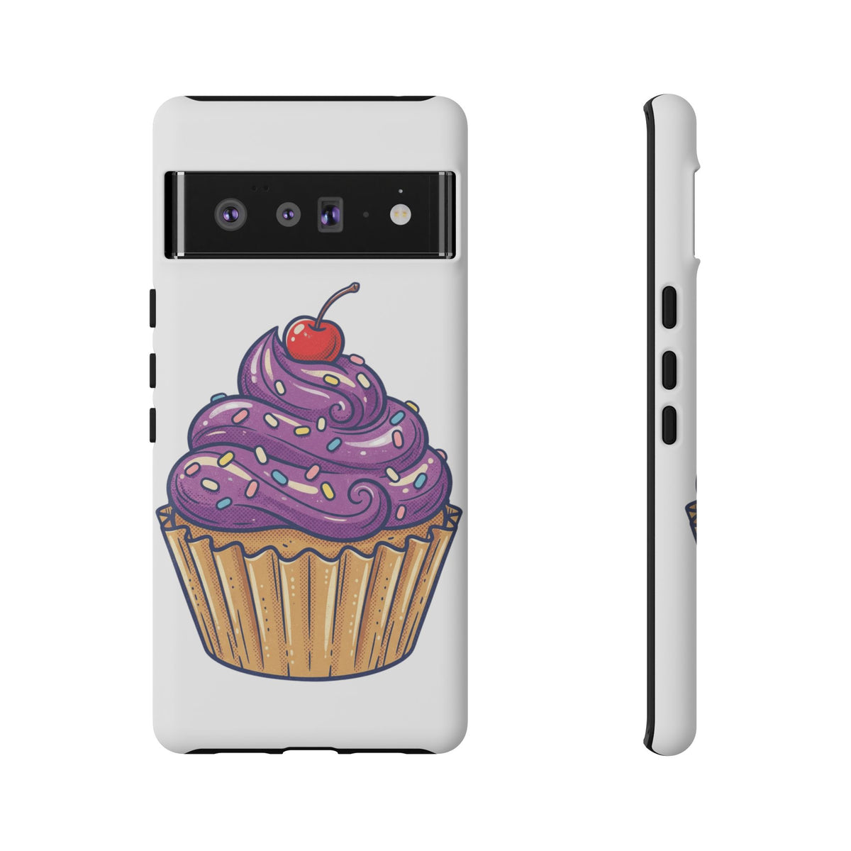 Purple Cupcake Tough Phone Cases