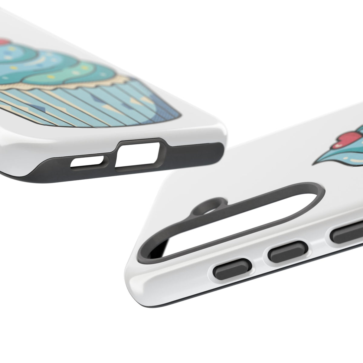 Blue Cupcake Tough Phone Cases
