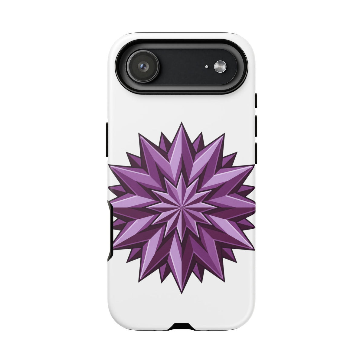 Purple Geometric Star Phone Case