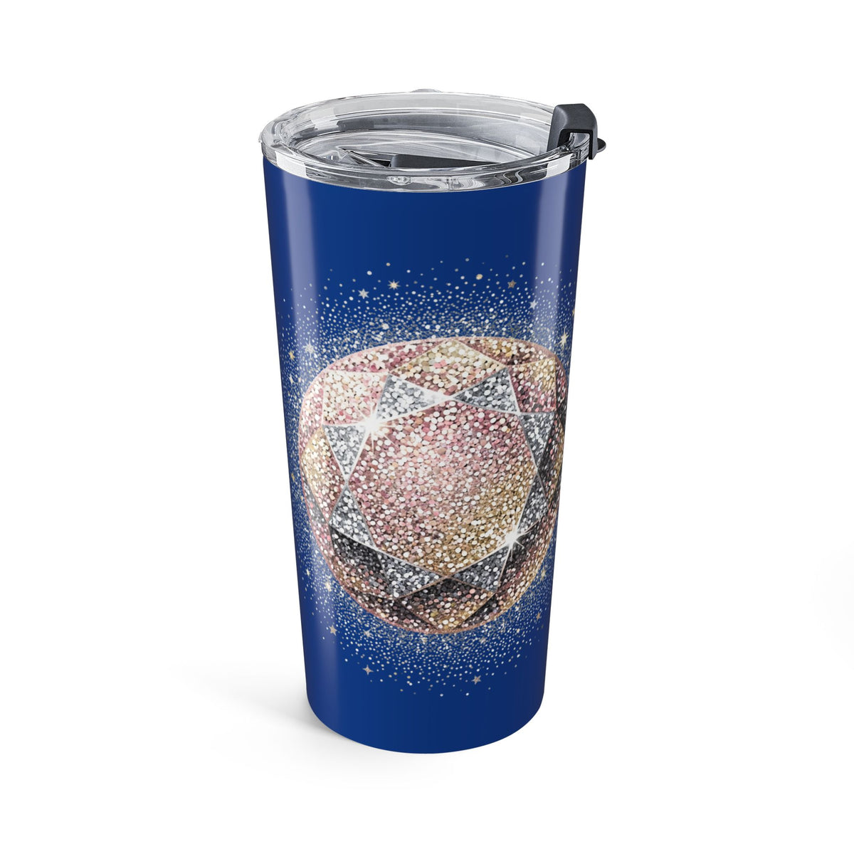 Glittery Navy Tumbler 20oz