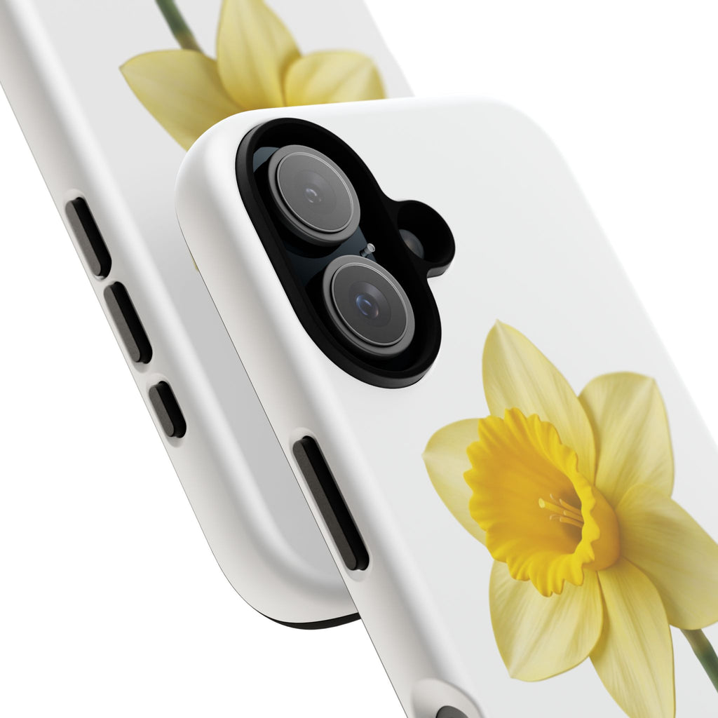 Daffodil Blossom Tough Phone Case — Yellow Spring Floral iPhone Cover