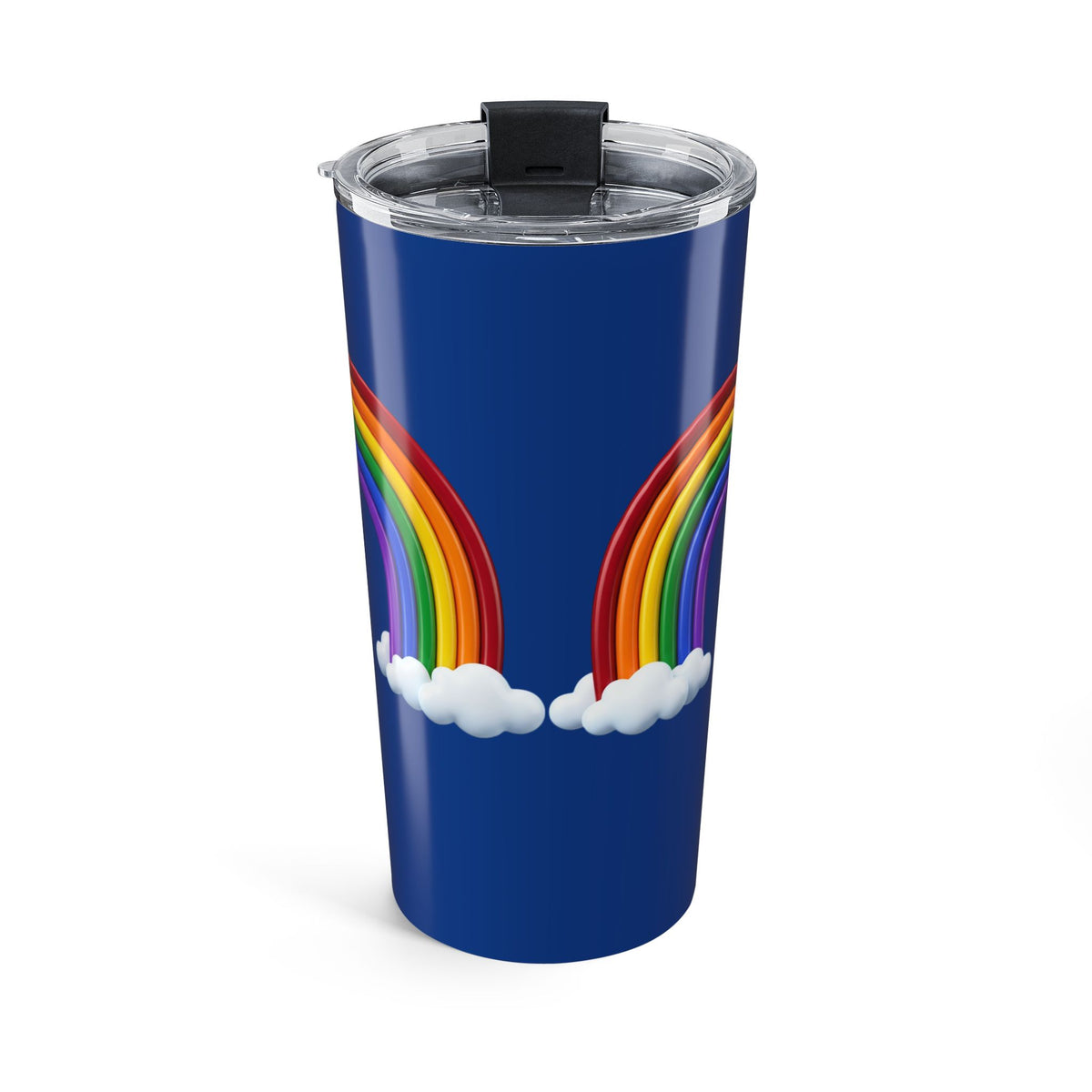 Rainbow Clouds 20oz Tumbler – Colorful Travel Mug for Pride & Everyday Use