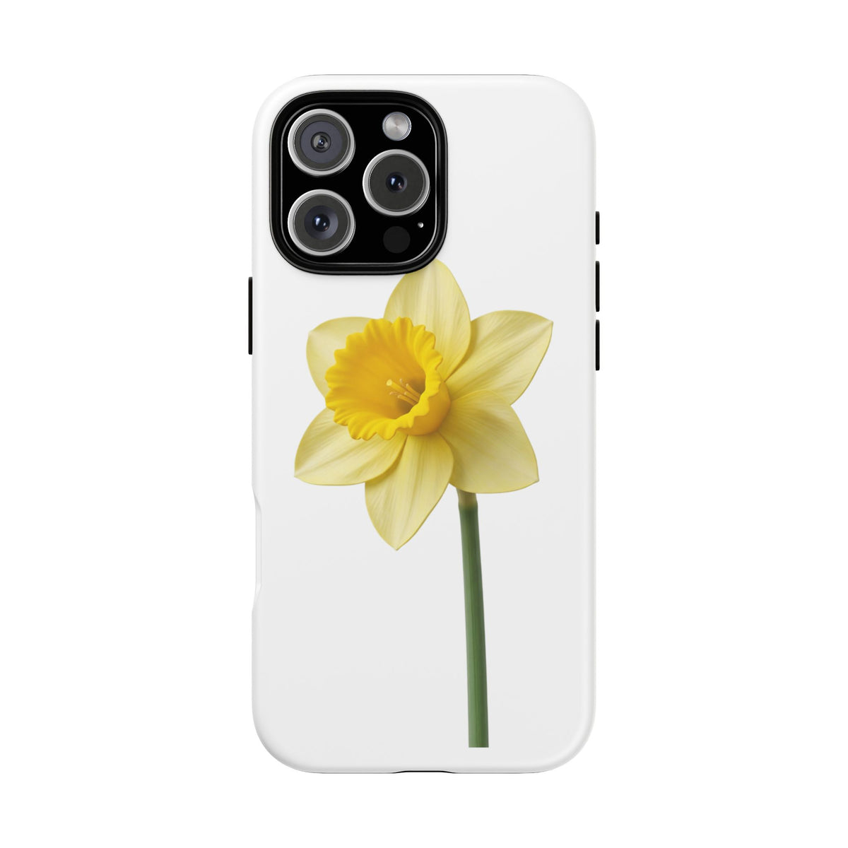 Daffodil Blossom Tough Phone Case — Yellow Spring Floral iPhone Cover