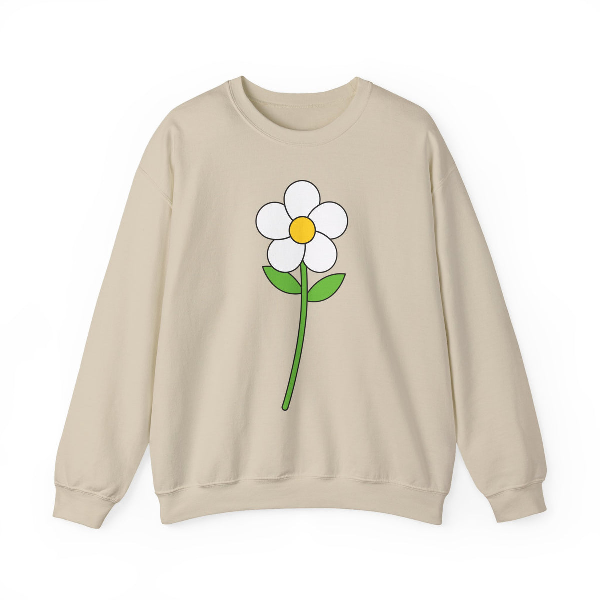 Daisy Graphic Crewneck Sweatshirt