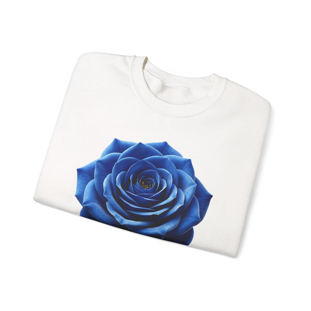 Blue Rose Crewneck Sweatshirt