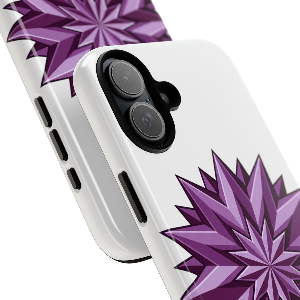 Purple Geometric Star Phone Case