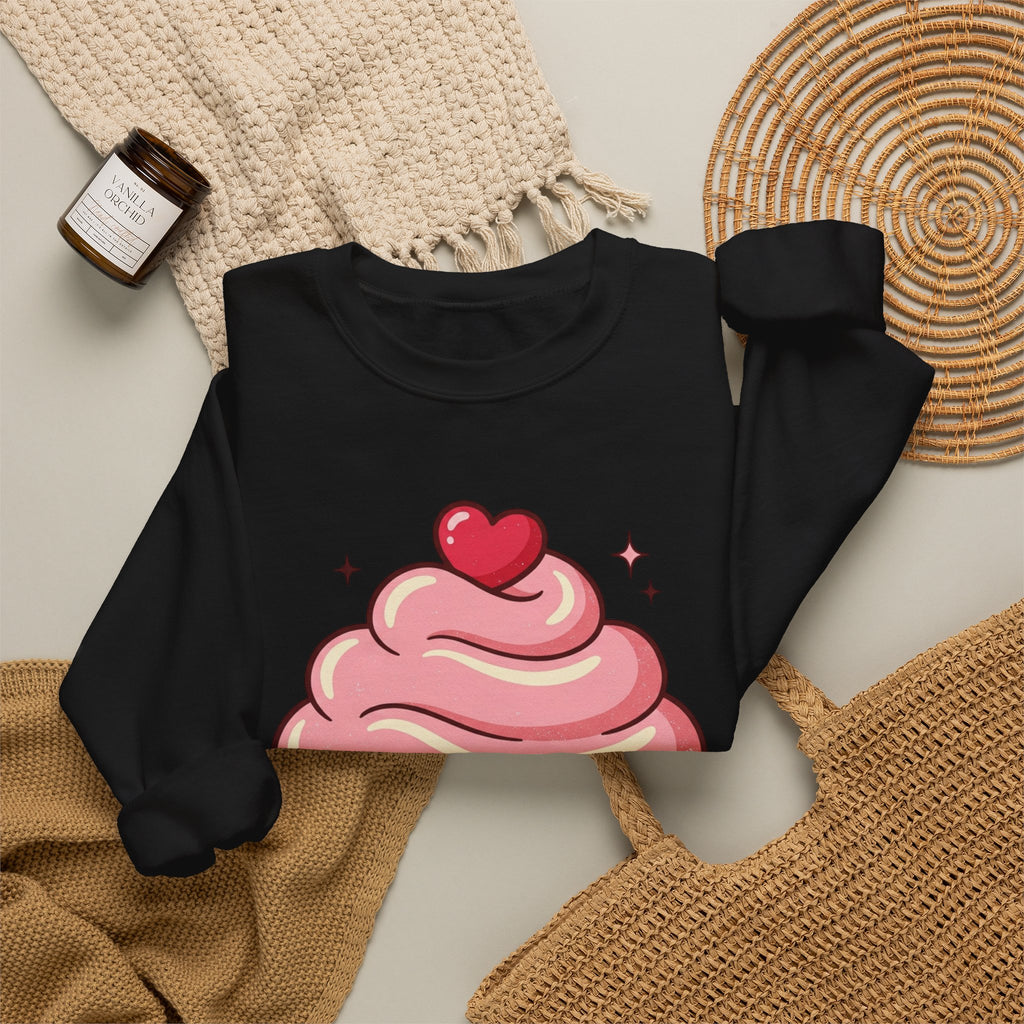 Pink Cupcake Unisex Heavy Blend™ Crewneck Sweatshirt