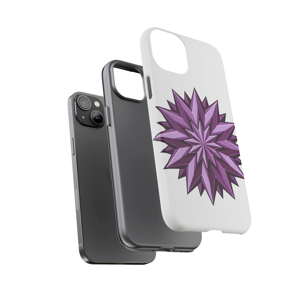 Purple Geometric Star Phone Case