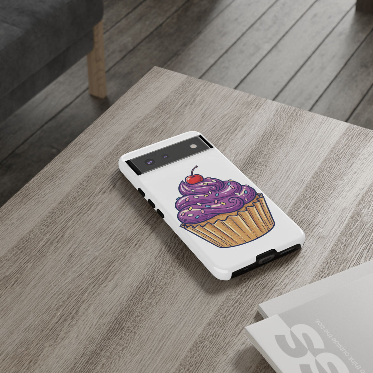 Purple Cupcake Tough Phone Cases