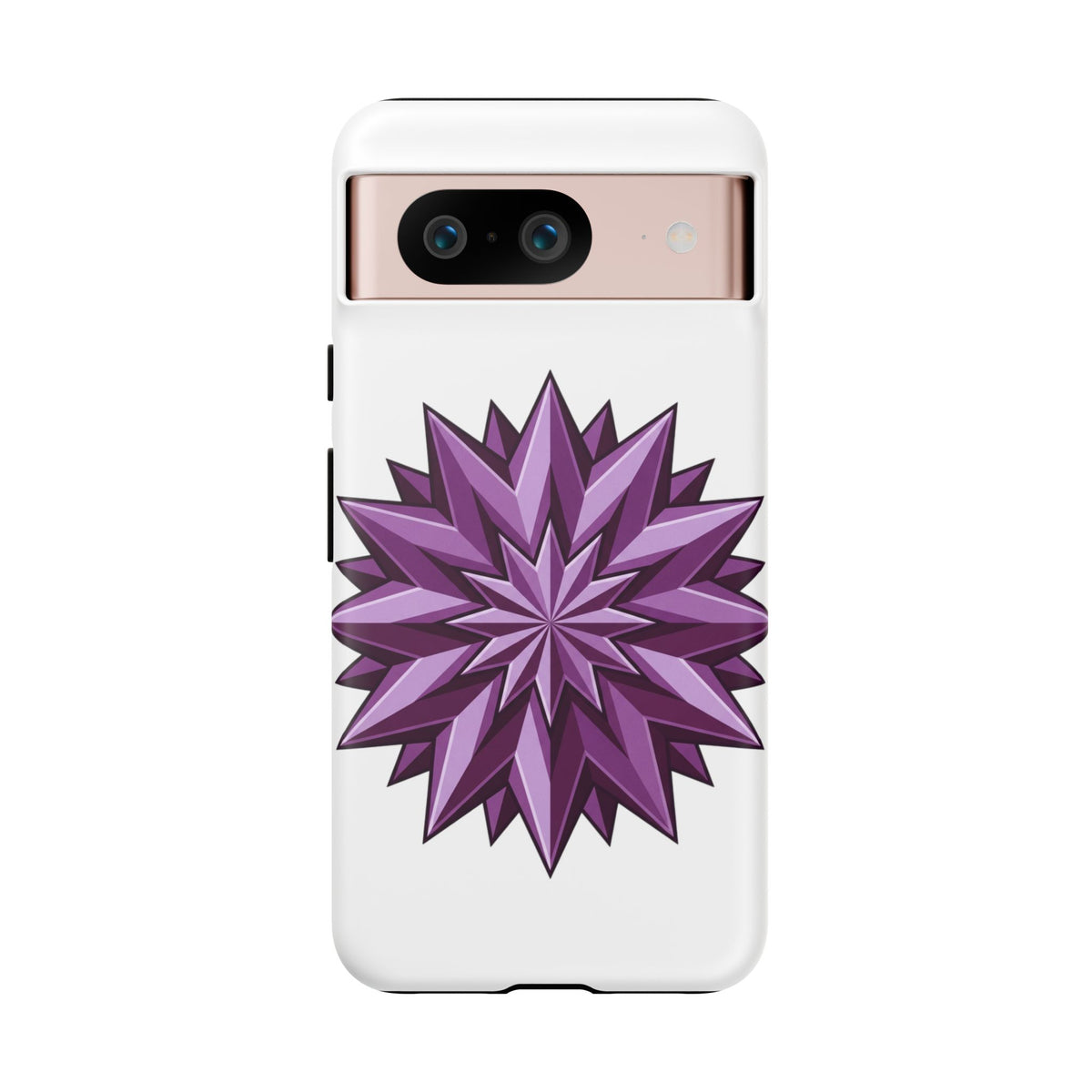 Purple Geometric Star Phone Case