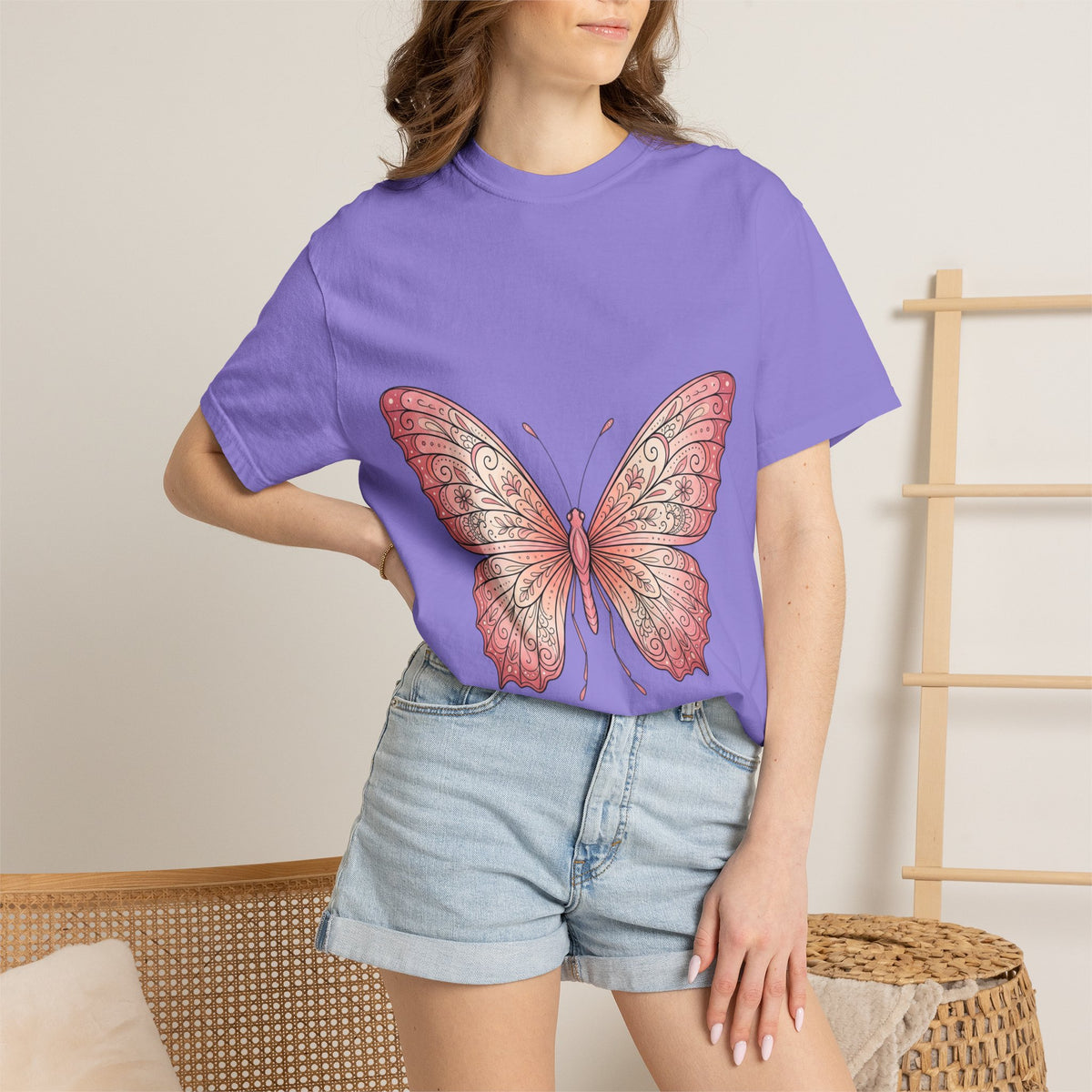 Butterfly Illustration T-Shirt