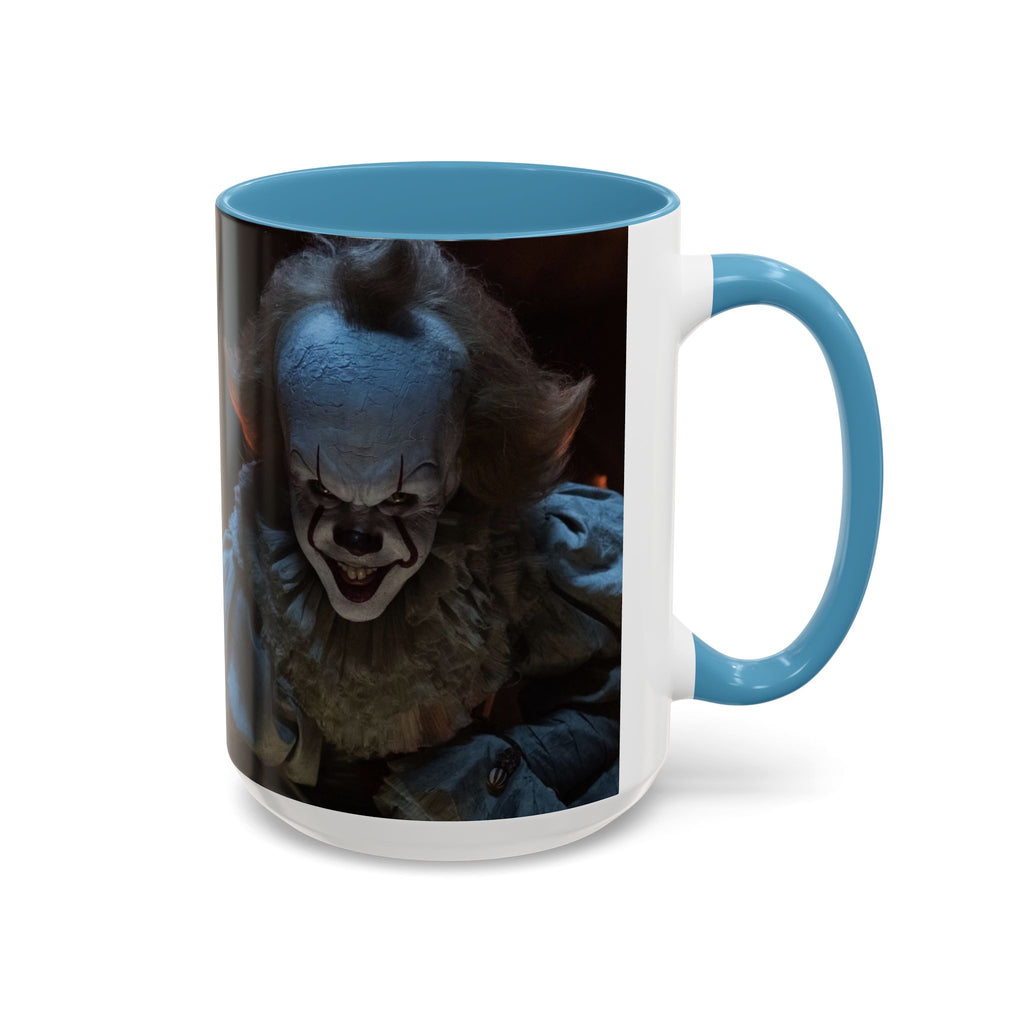 Creepy Pennywise Horror Coffee Mug — Scary Clown Accent Mug (11/15oz)