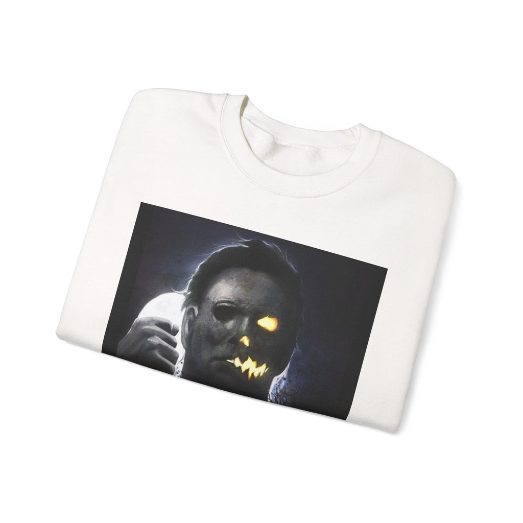 Halloween Michael Myers Mask Crewneck Sweatshirt