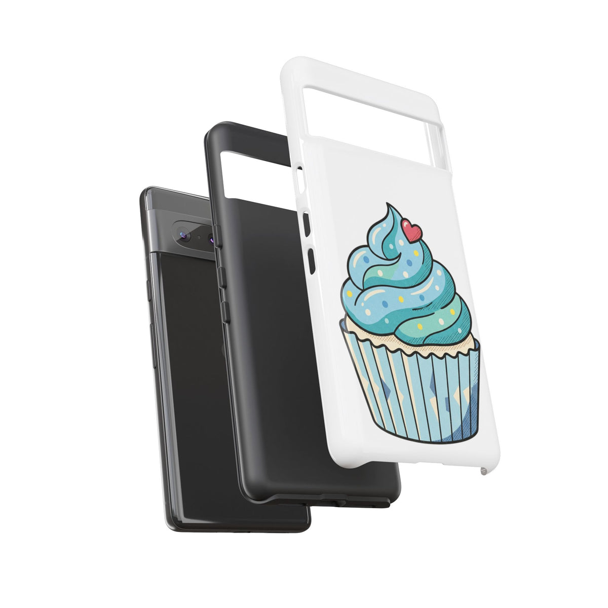 Blue Cupcake Tough Phone Cases