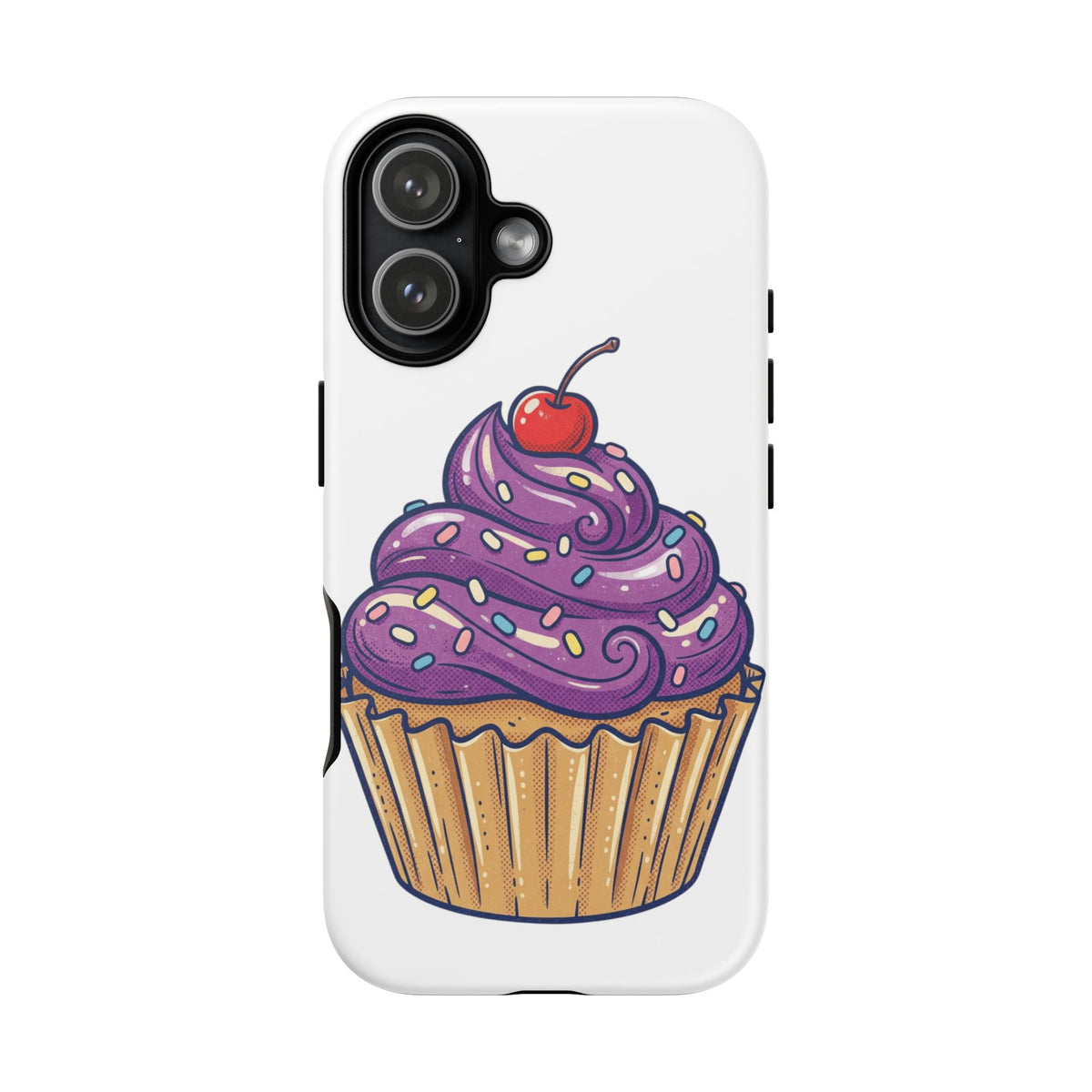 Purple Cupcake Tough Phone Cases
