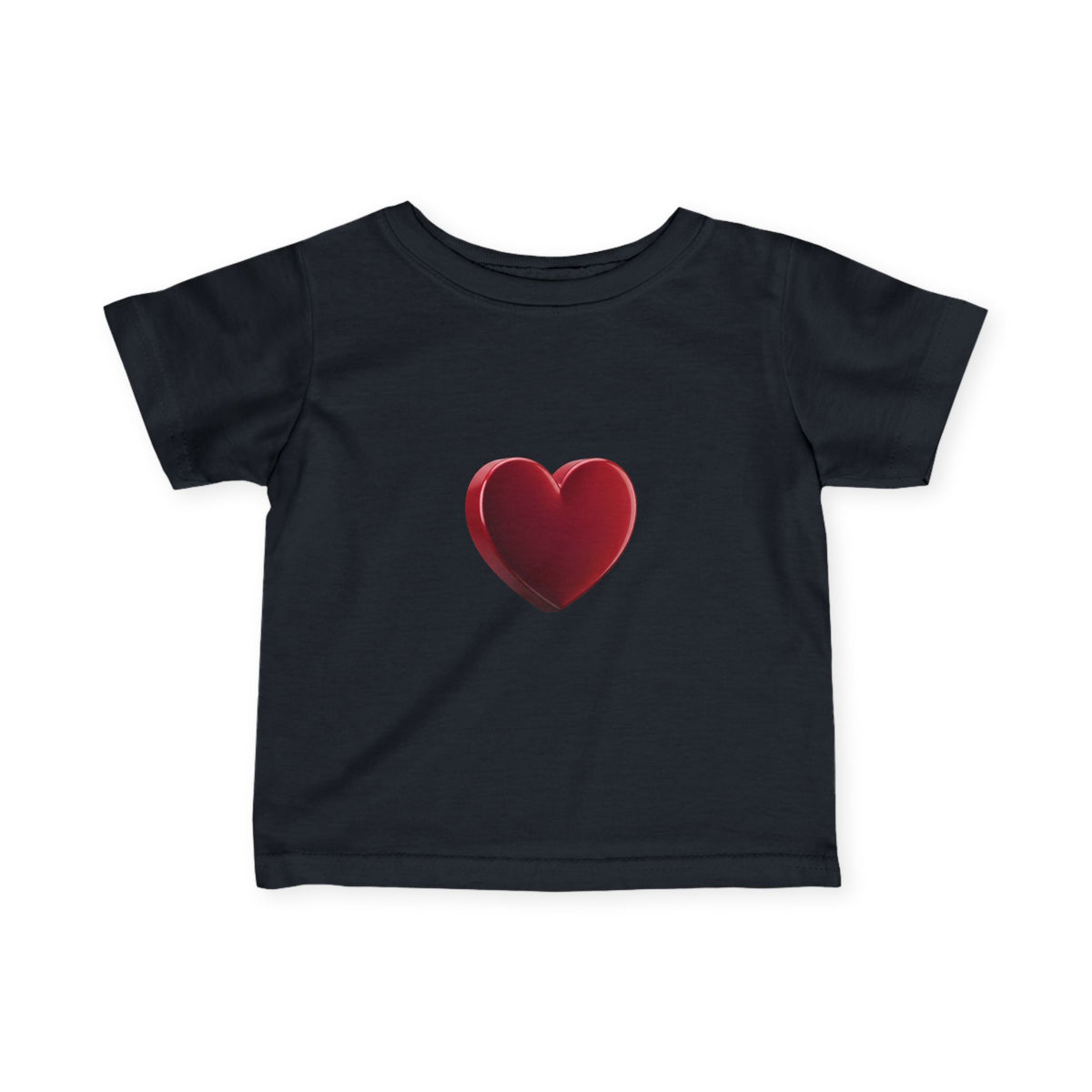 Infant Tee - Red Heart Graphic Baby Shirt