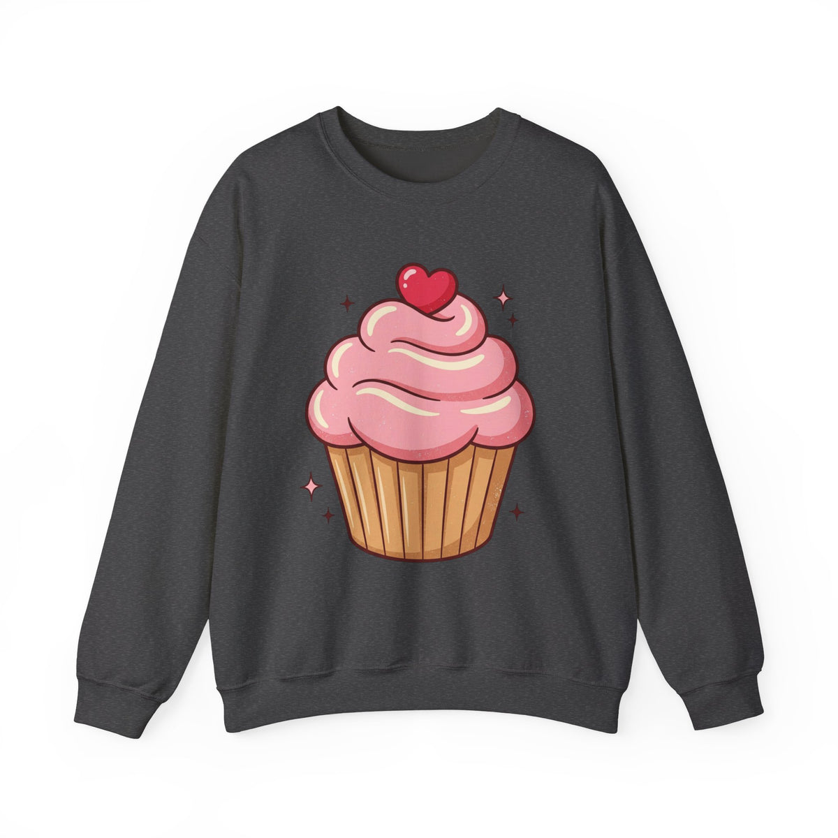 Pink Cupcake Unisex Heavy Blend™ Crewneck Sweatshirt