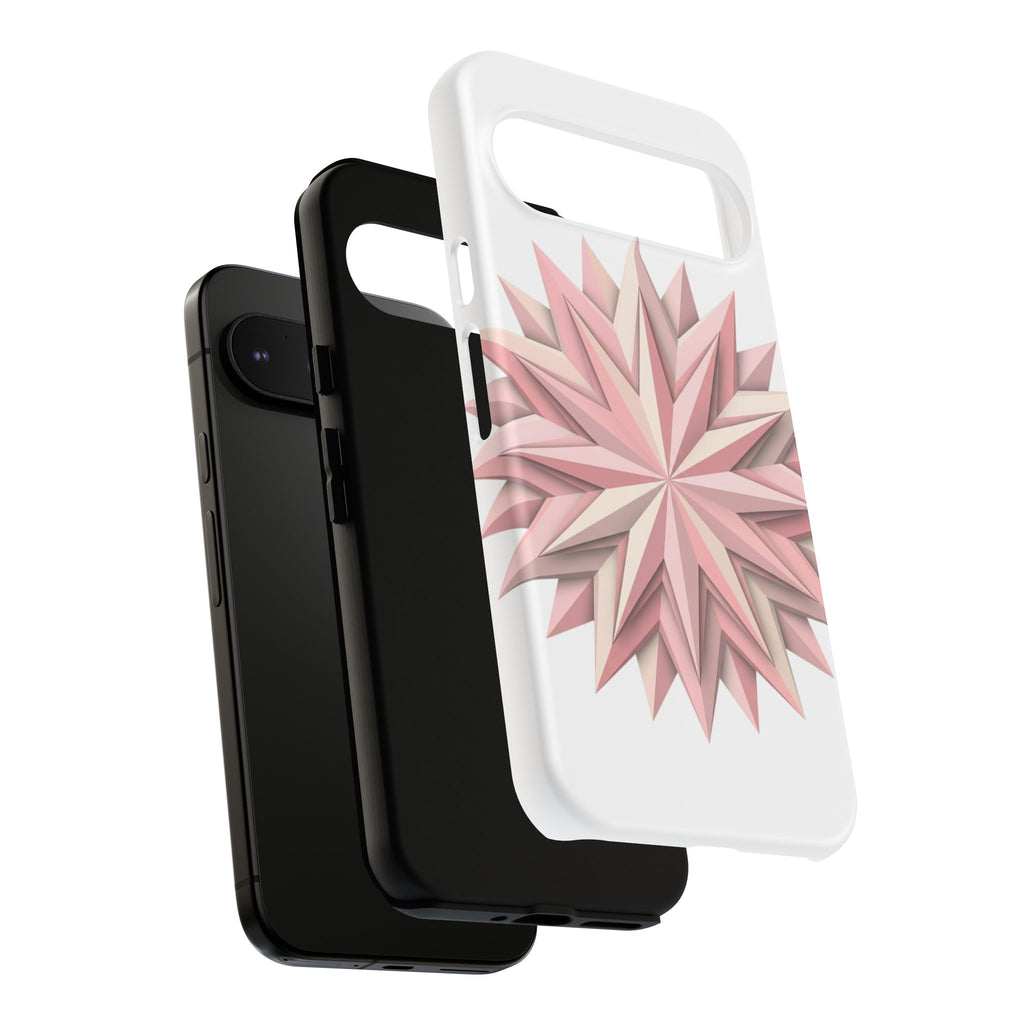 Pink Geometric Star Phone Case — Tough Protective iPhone Cover