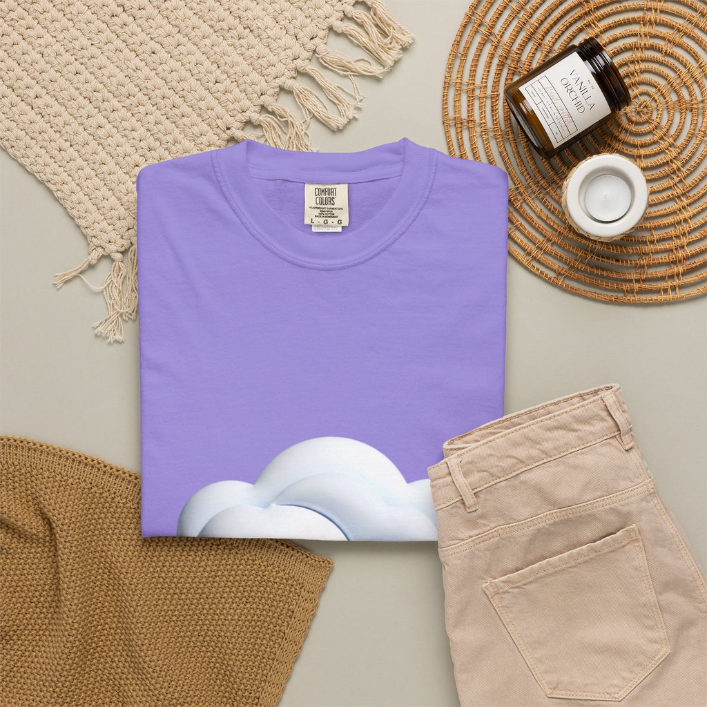 Cloud Graphic T-Shirt — Soft Dreamy Cloud Design
