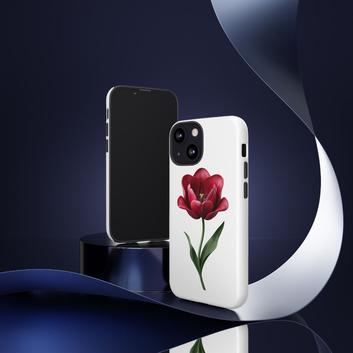 Tulip Floral Tough Phone Case – Protective Blossom iPhone Cover