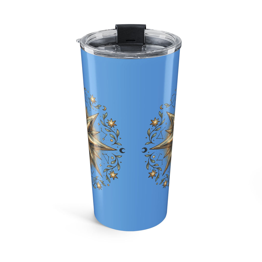 Star Print Light Blue Insulated Tumbler 20oz