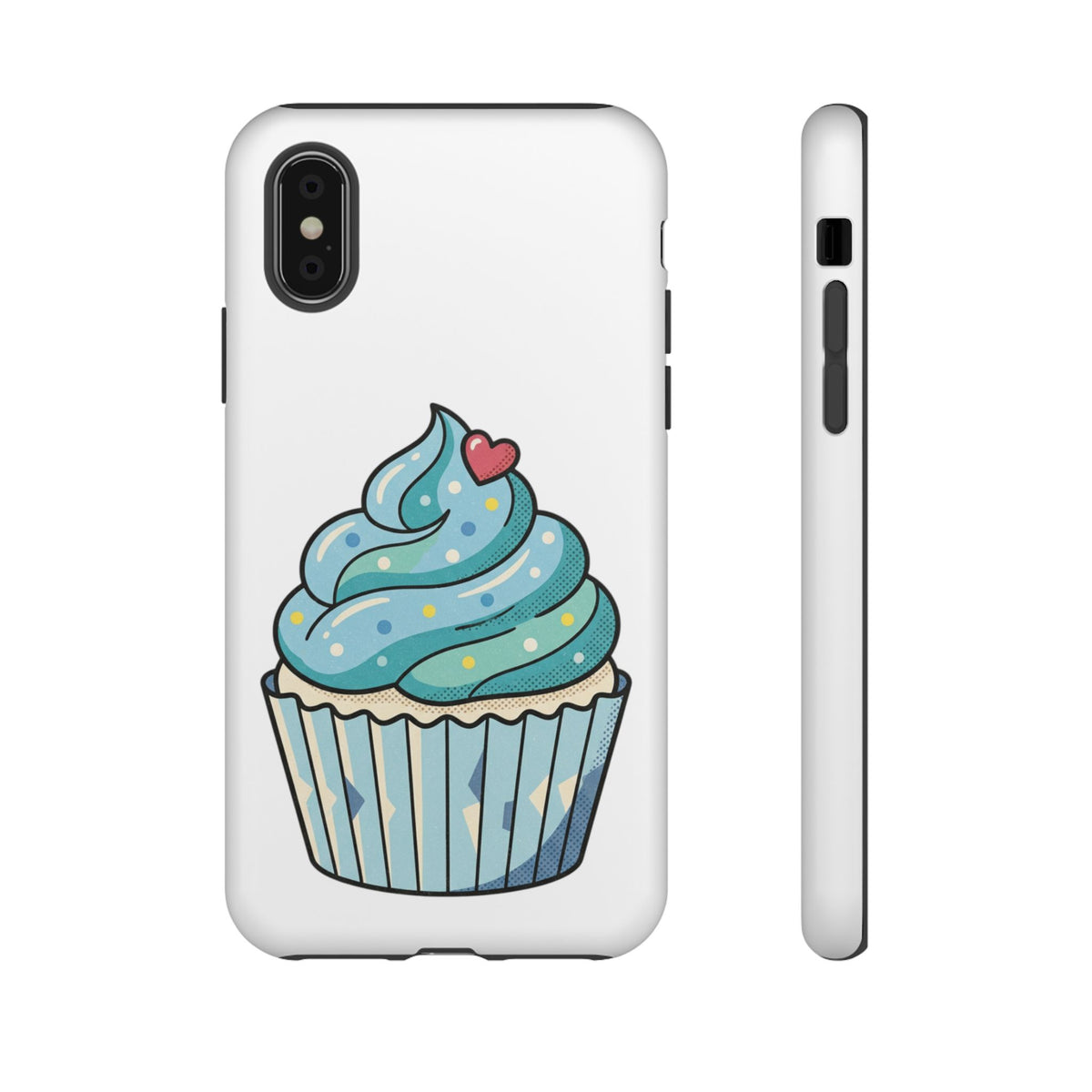 Blue Cupcake Tough Phone Cases