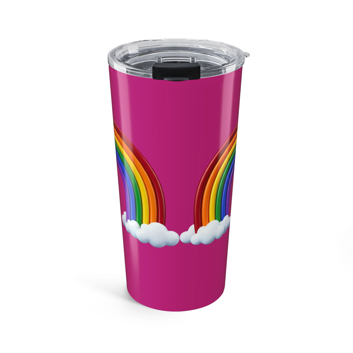 20oz Rainbow Tumbler - Pink Double Rainbow Travel Cup