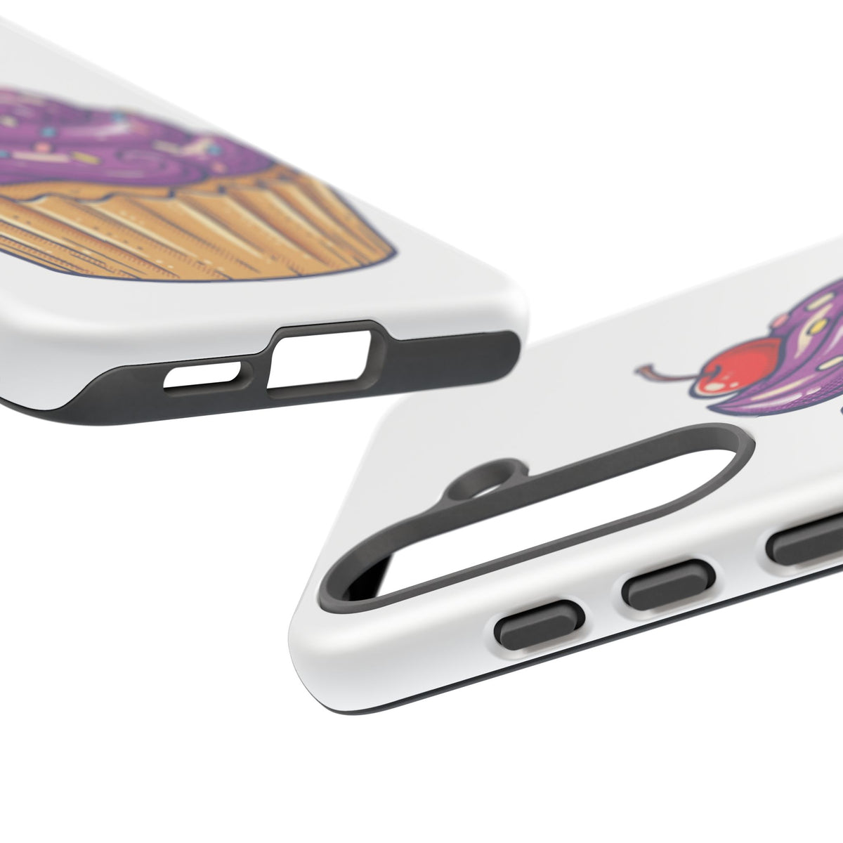Purple Cupcake Tough Phone Cases