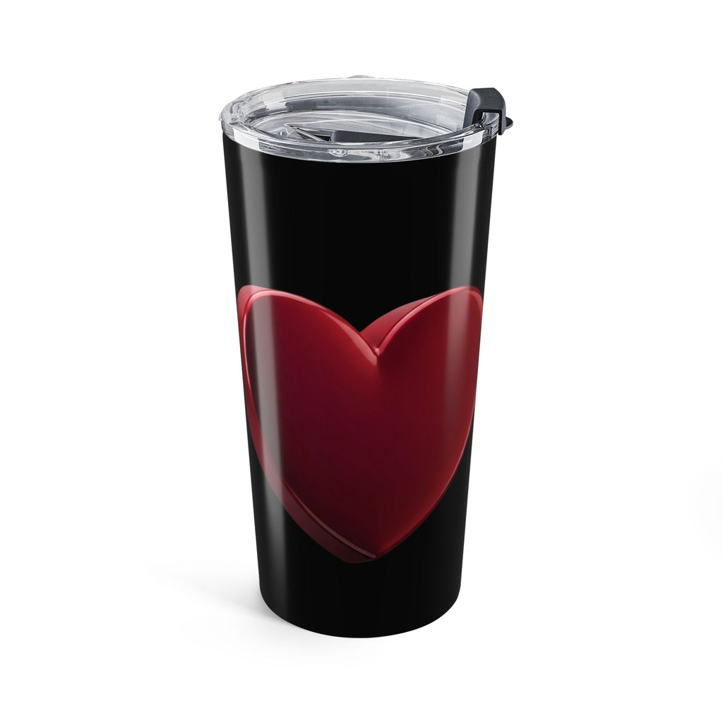 20oz Tumbler — Minimal Red Moon Phase Stainless Steel Travel Cup