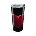 20oz Tumbler — Minimal Red Moon Phase Stainless Steel Travel Cup