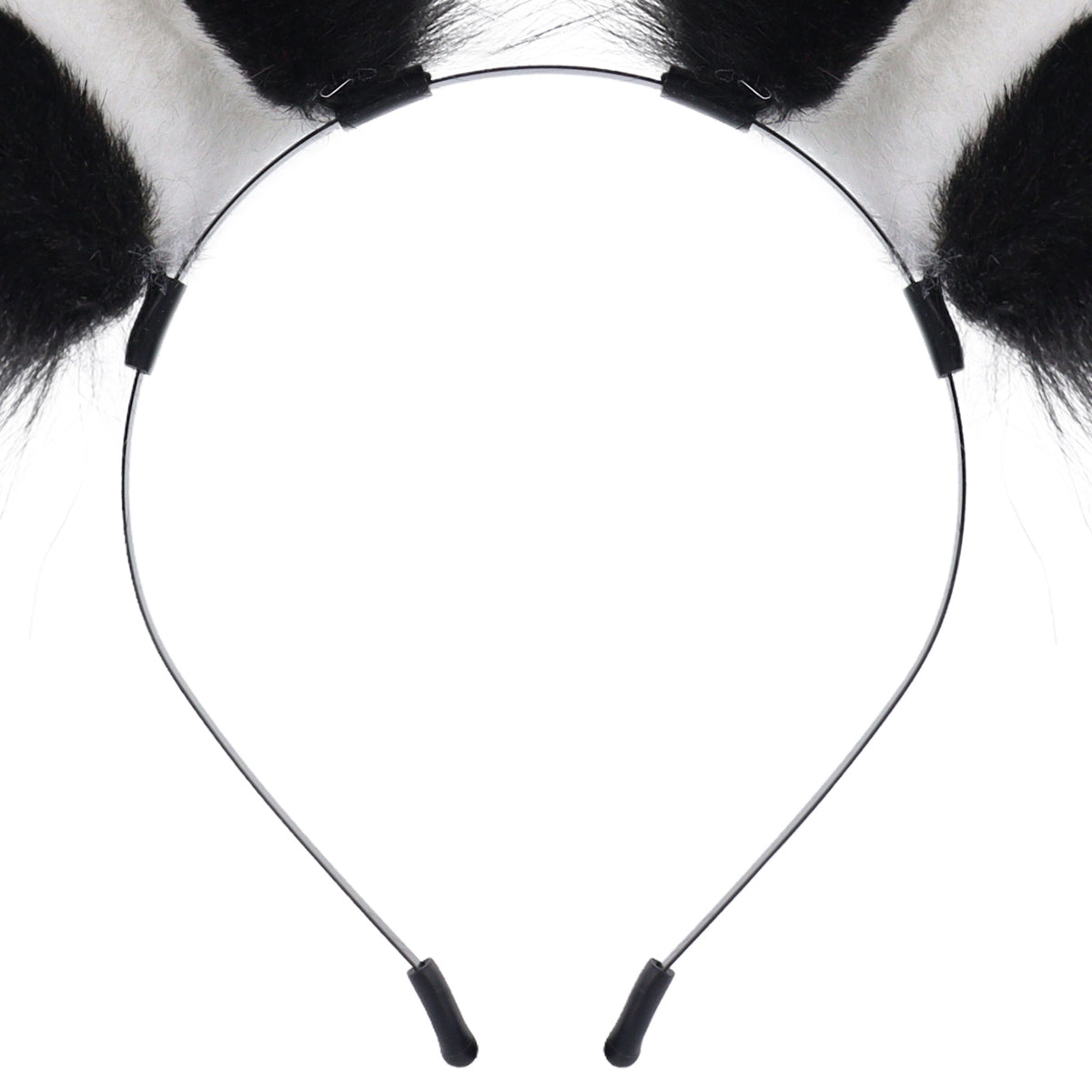 Handmade Plush Realistic Rabbit Ears Cosplay Animal Ears Headband Accessory for Live Streaming and Performance