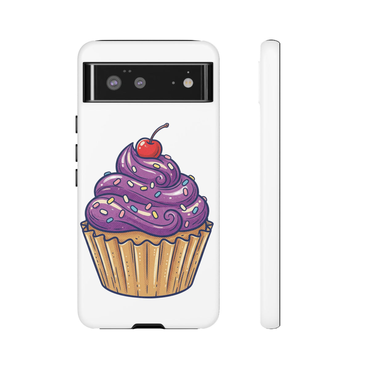 Purple Cupcake Tough Phone Cases