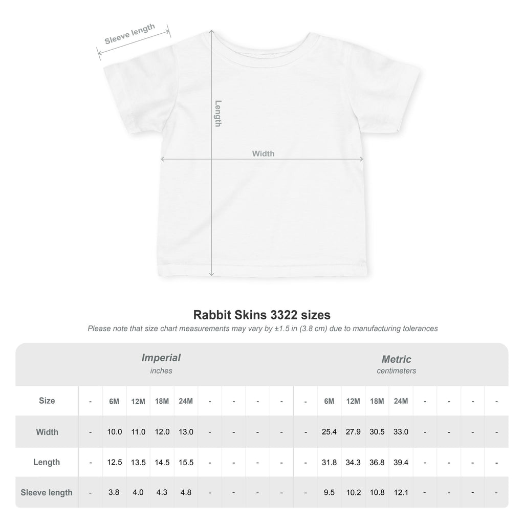 Infant Tee — Pastel Rainbow Heart Baby Shirt