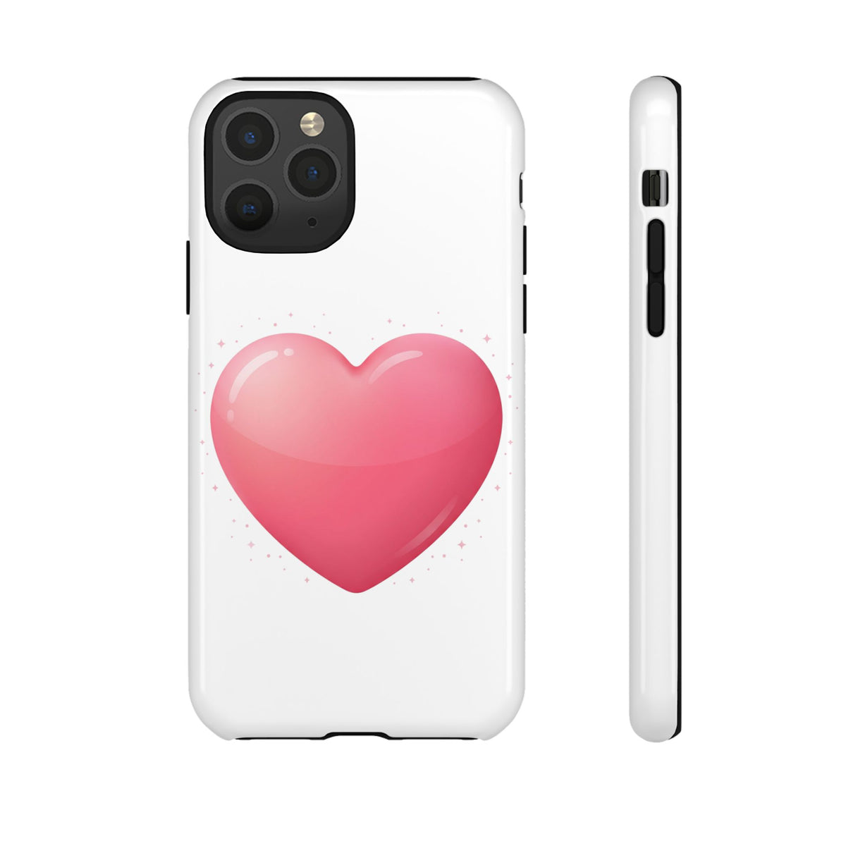 Heart Emoji Tough Case — Cute Pink Heart Phone Case for iPhone & Android