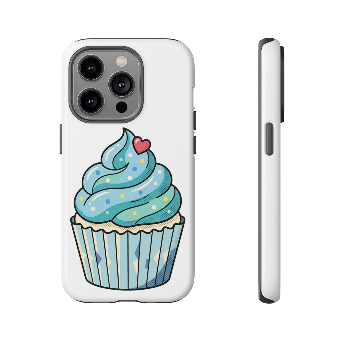 Blue Cupcake Tough Phone Cases