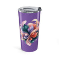 20oz Floral Tumbler – Colorful Abstract Rose Travel Cup