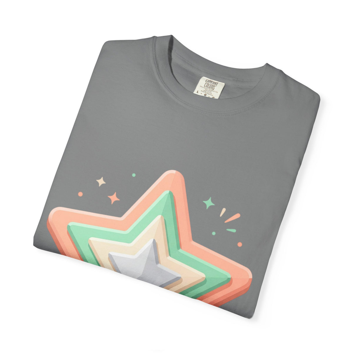 Star Design Unisex Garment-Dyed T-shirt