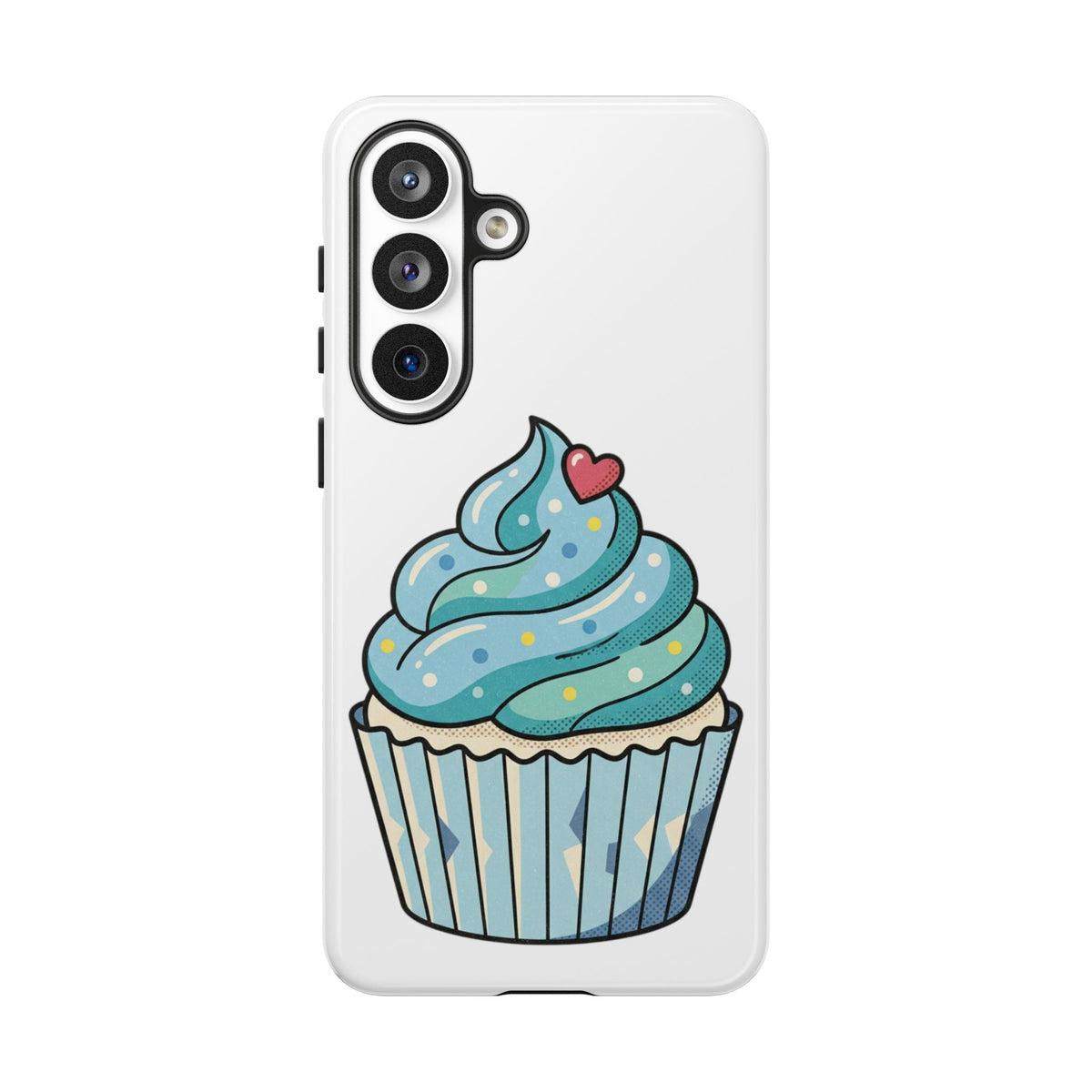 Blue Cupcake Tough Phone Cases
