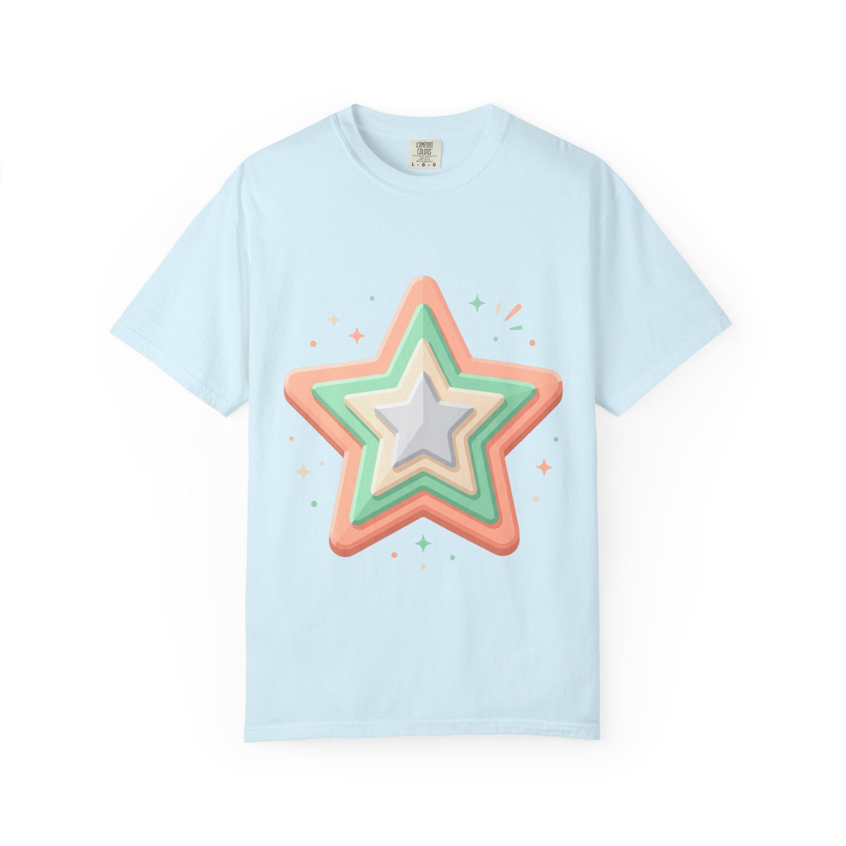Star Design Unisex Garment-Dyed T-shirt