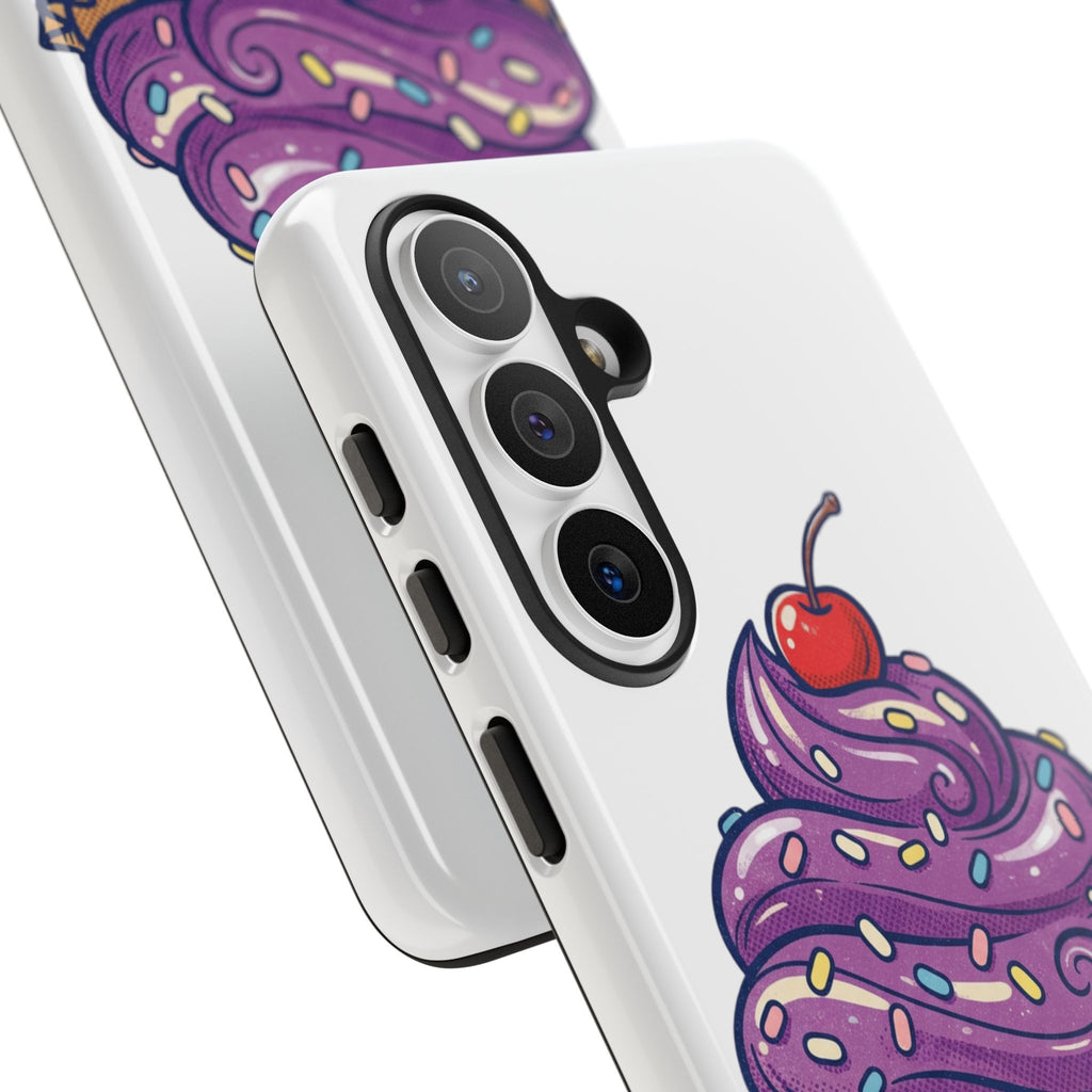 Purple Cupcake Tough Phone Cases