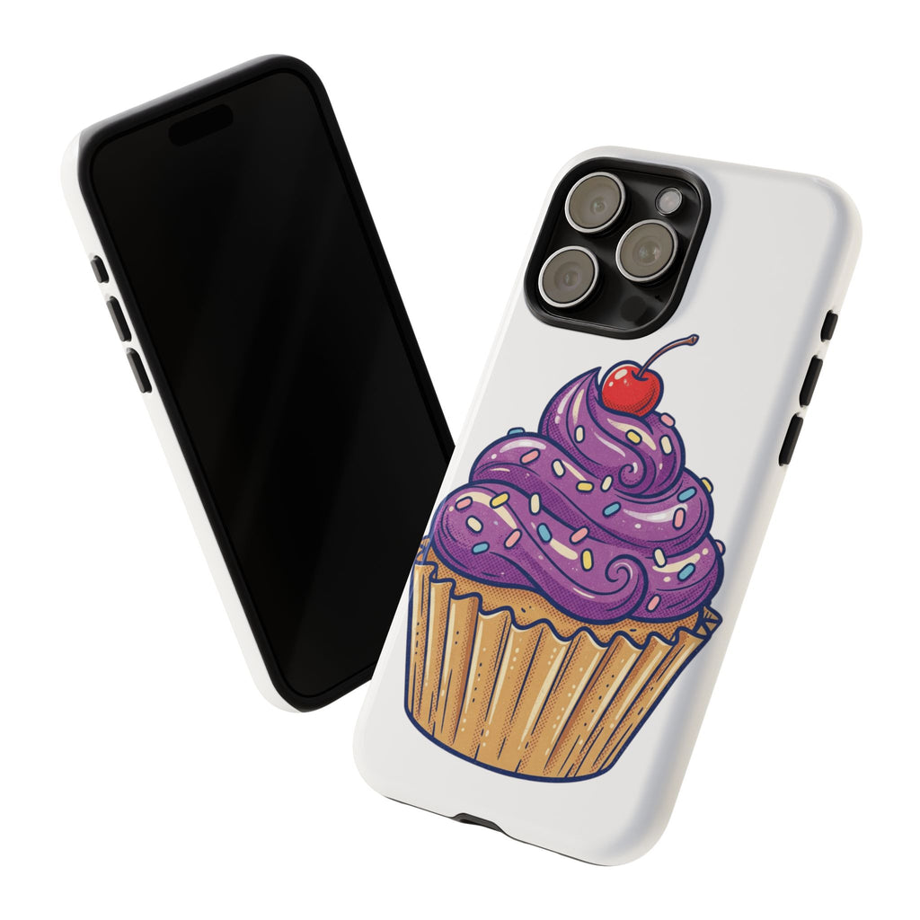 Purple Cupcake Tough Phone Cases