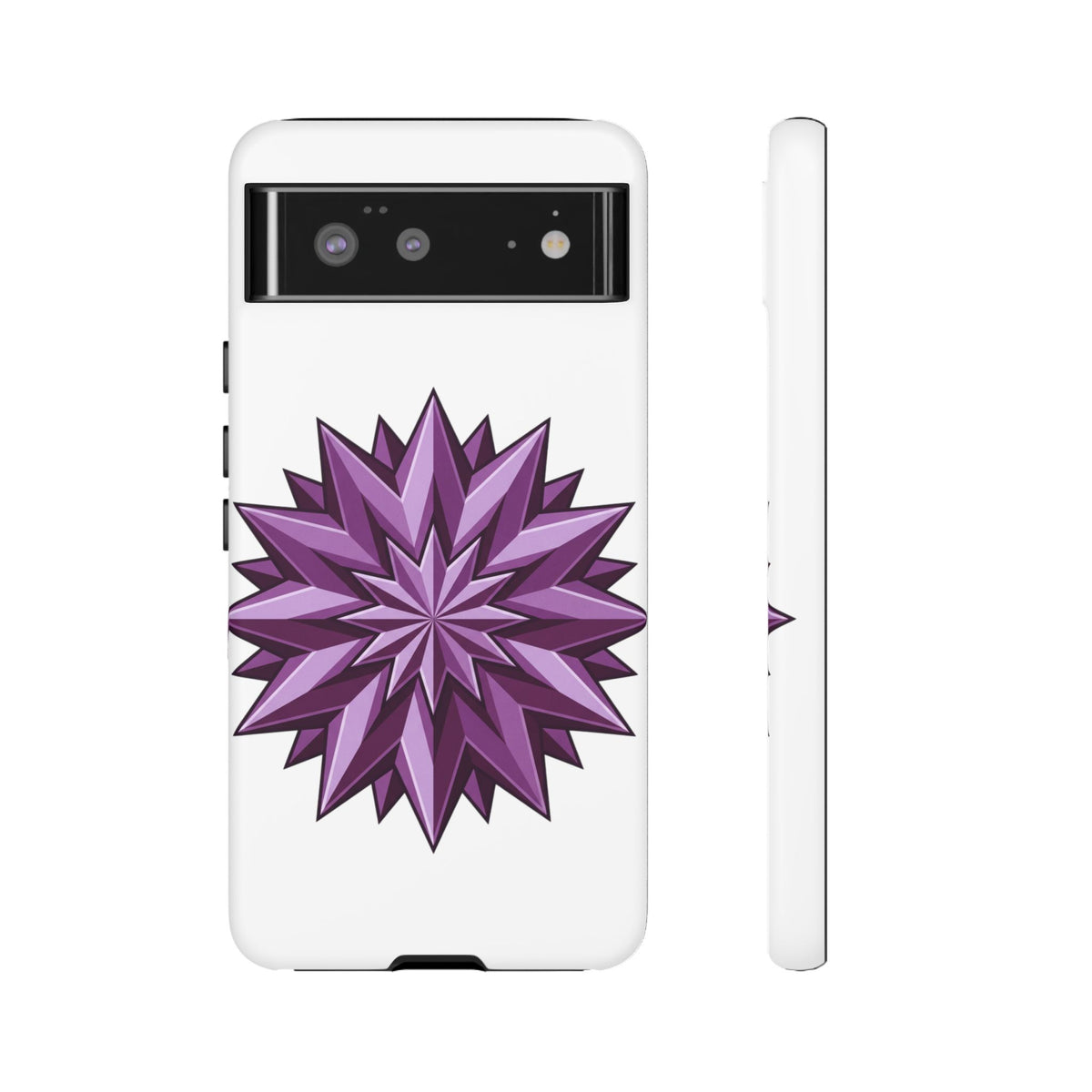 Purple Geometric Star Phone Case