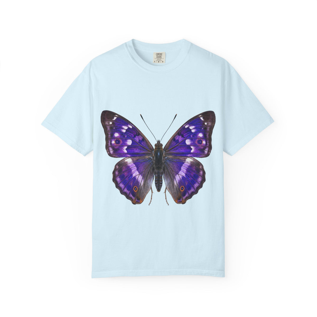 Purple Butterfly T-Shirt — Vibrant Vintage Moth Graphic Tee