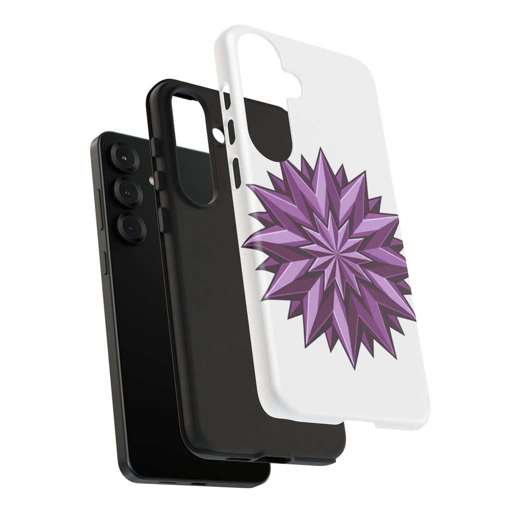 Purple Geometric Star Phone Case