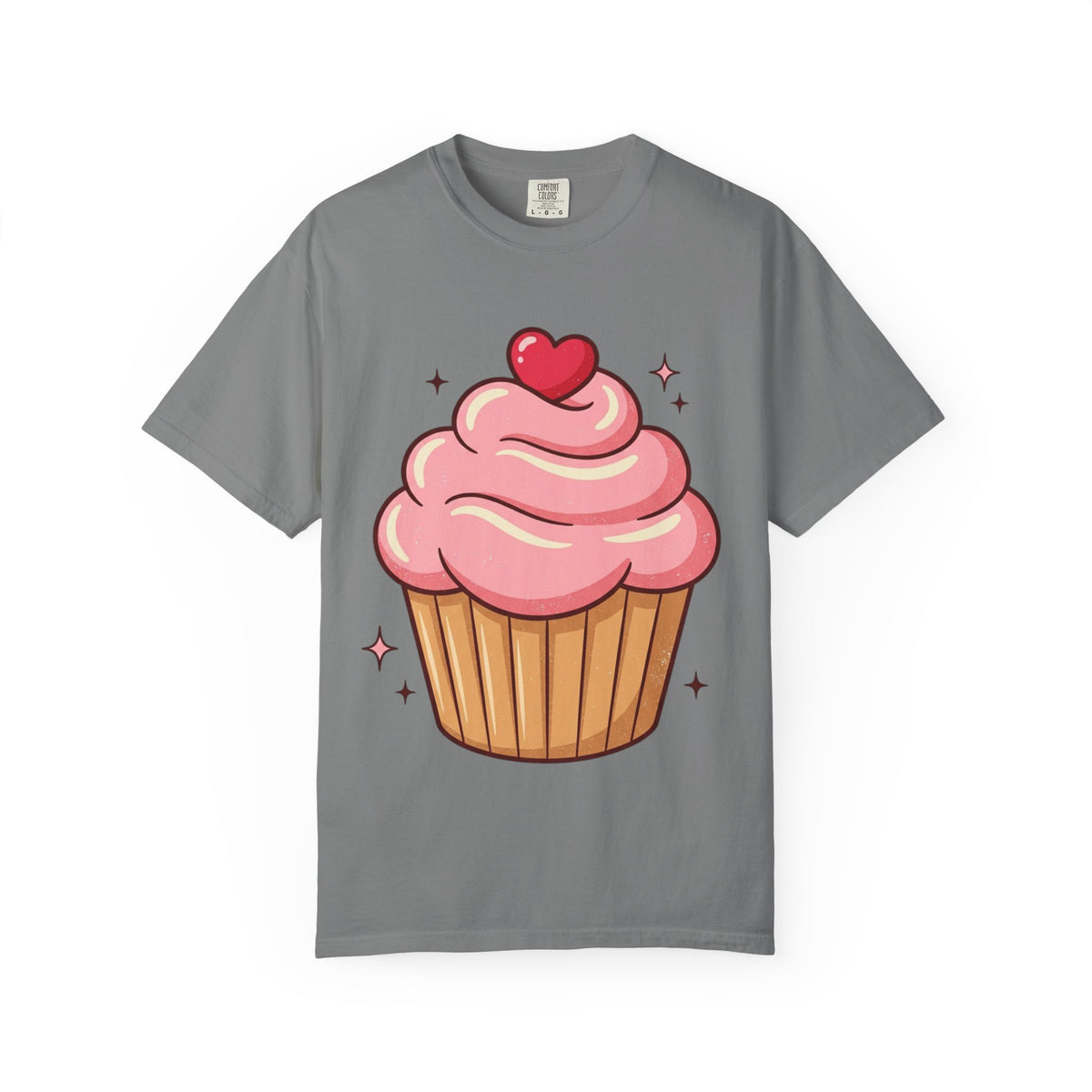 Pink Cupcake Unisex Garment-Dyed T-shirt