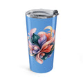 20oz Floral Swirl Tumbler — Colorful Abstract Flower Insulated Travel Cup