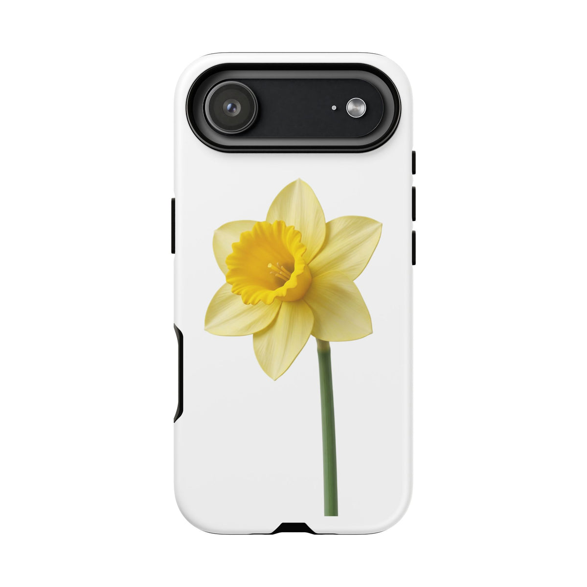Daffodil Blossom Tough Phone Case — Yellow Spring Floral iPhone Cover