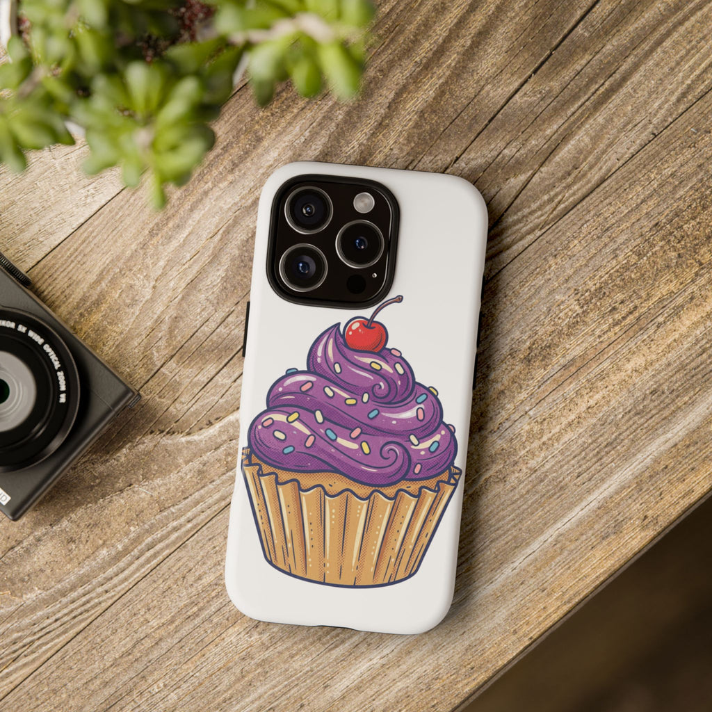Purple Cupcake Tough Phone Cases
