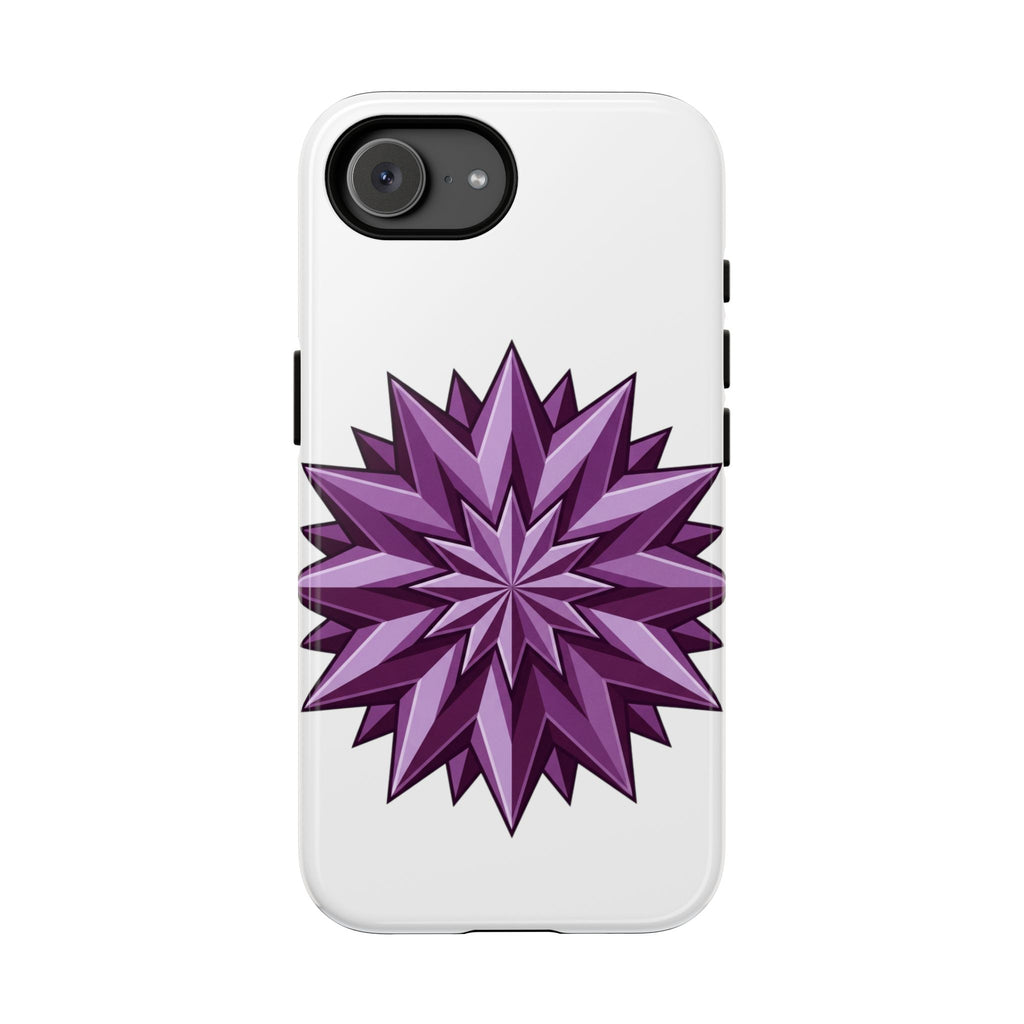 Purple Geometric Star Phone Case